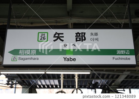 矢部站站名牌 矢部站站名牌 121348089