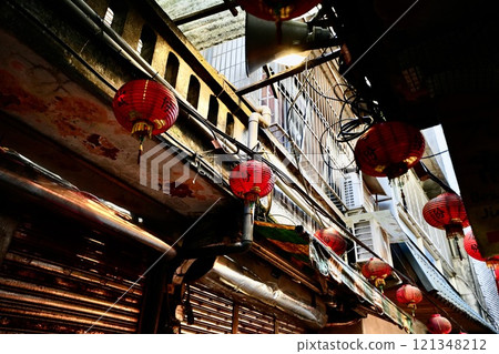 九份街景（台灣新北市瑞芳區） 121348212