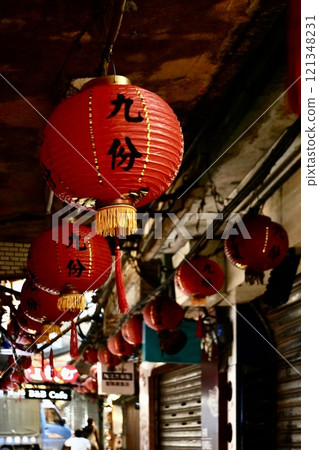 Streets of Jiufen (Ruifang District, New Taipei City, Taiwan) 121348231