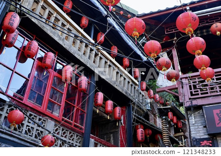 Streets of Jiufen (Ruifang District, New Taipei City, Taiwan) 121348233