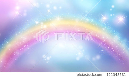 閃閃發光的彩虹背景 閃閃發光的彩虹背景 121348581