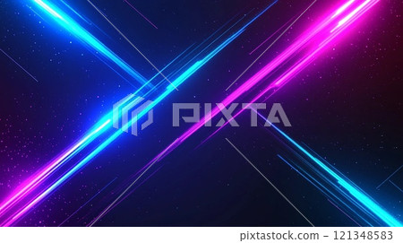 Blue neon texture background 121348583