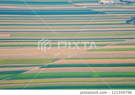 Aerial view of Vienna suburbs, Austria Aerial view of Vienna suburbs, Austria 121348796