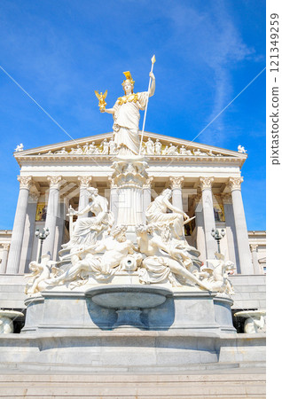 Beautiful parliament building in Vienna, the capital of Austria Beautiful parliament building in Vienna, the capital of Austria 121349259