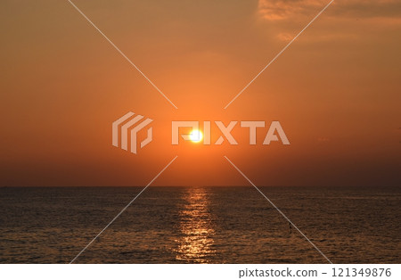 Sunset over the Sea of Japan, Niigata Sunset over the Sea of Japan, Niigata 121349876