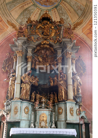 Church altar Church altar 121350391