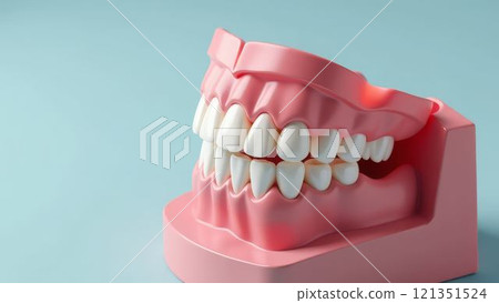 detailed representation of dental structure for educational purposes. detailed representation of dental structure for educational purposes. 121351524