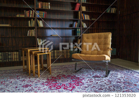 Villa Tugendhat by architect Ludwig Mies van der Rohe built in 1929-1930, modern functionalism architecture monument, UNESCO World Culture Heritage site on April 8, 2019 in Brno, Czech Republic. 121353020