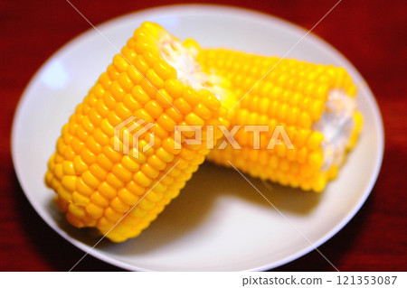 Summer vegetable corn photography free material 121353087
