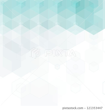 Blue hexagon background. Design for decoration. Eps 10 Blue hexagon background. Design for decoration. Eps 10 121353447