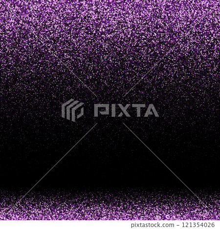 Shimmering purple particles. layout for invitation. Eps 10 121354026