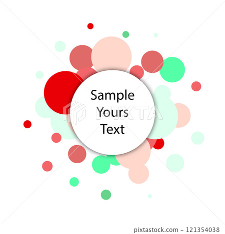 Explosion of shiny colored circles on white background. Eps 10 Explosion of shiny colored circles on white background. Eps 10 121354038