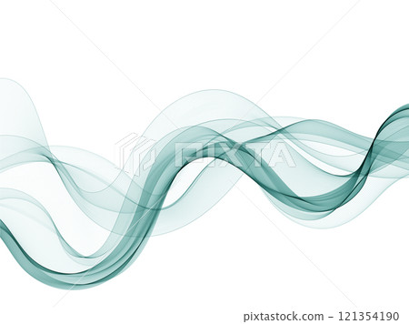 abstract blue wave. Layout for business idea. template for advertising. Eps 10 121354190