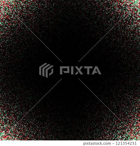 Colorful sparkling confetti, wide horizontal orientation. Vector. Eps 10 121354231