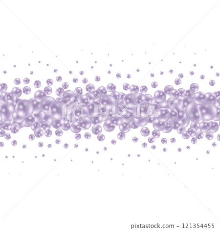 Pearl photo frame. Colored balls. Decor element. EPS 10 Pearl photo frame. Colored balls. Decor element. EPS 10 121354455