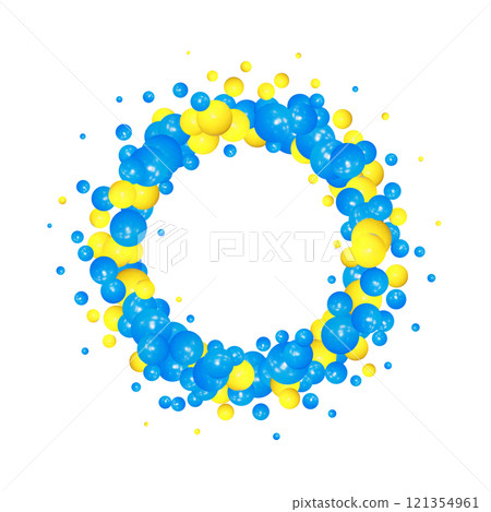 Abstract background. Vector photo frame. Colored balls. Abstract background. Vector photo frame. Colored balls. Eps 10 Abstract background. Vector photo frame. Colored balls. Abstract background. Vector photo frame. Colored balls. Eps 10 121354961