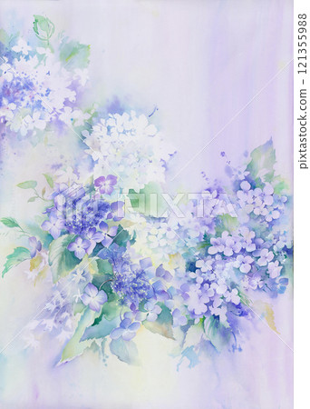 Inspiring Hand   Illustrated Floral Curly Motifs 121355988