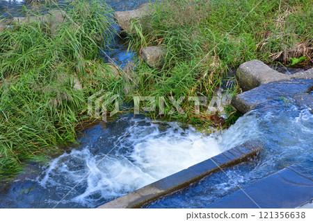 群馬縣沼田市利根川支流薄根川初秋風光 群馬縣沼田市利根川支流薄根川初秋風光 121356638
