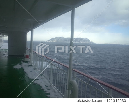 View of Mount Hakodate from the Tsugaru Straits_Hokkaido View of Mount Hakodate from the Tsugaru Straits_Hokkaido 121356680