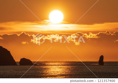 釧路的日出 121357400