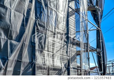 Exterior wall repair work for detached houses Exterior wall repair work for detached houses 121357483