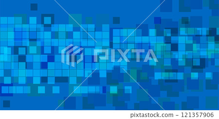 Technology square blue business background Technology square blue business background 121357906