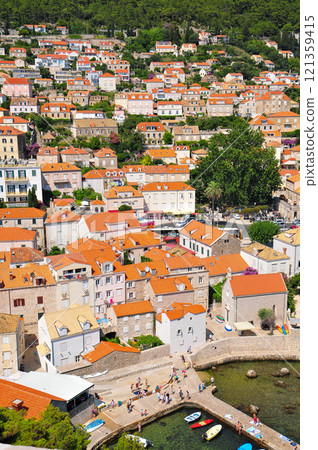 Beautiful cityscape of Dubrovnik in Croatia 121359415