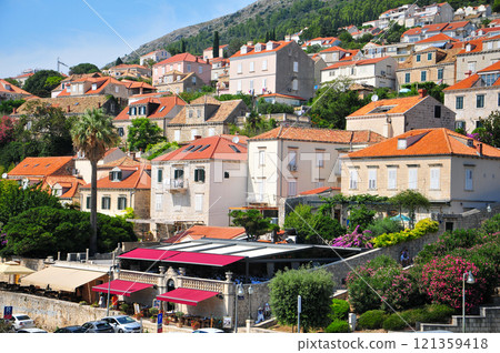 克羅埃西亞杜布羅夫尼克美麗的城市景觀 121359418