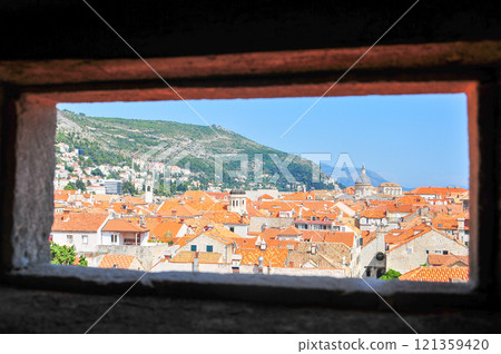 Beautiful cityscape of Dubrovnik in Croatia 121359420
