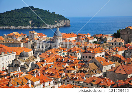 Beautiful cityscape of Dubrovnik in Croatia 121359453