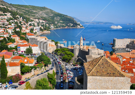 Beautiful cityscape of Dubrovnik in Croatia 121359459