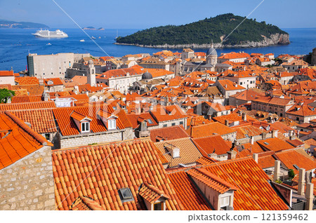 Beautiful cityscape of Dubrovnik in Croatia Beautiful cityscape of Dubrovnik in Croatia 121359462