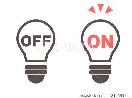 將電從開到關的插圖 將電從開到關的插圖 121359483