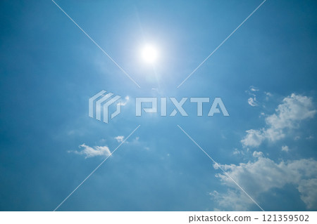 Saitama Prefecture's blue sky in June 121359502