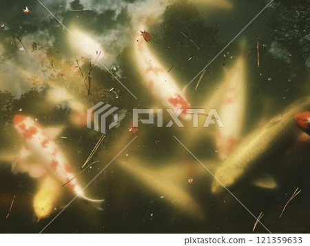 Carp of Okayama Korakuen 121359633