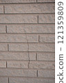Cracked exterior wall of a house 121359809