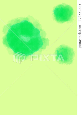 圖庫插圖: 綠色圓圈抽象畫 121359823