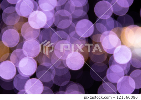 Christmas illumination bokeh material Christmas illumination bokeh material 121360086