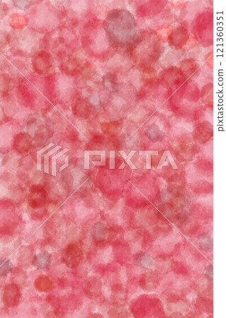Stock Illustration: Red abstract painting 121360351