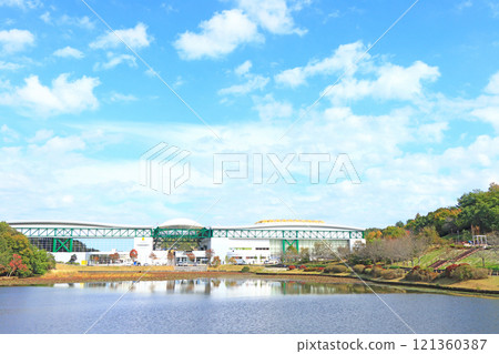 Nagakute City, Aichi Prefecture, facility in Morikoro Park, scenery of Ghibli's large warehouse Nagakute City, Aichi Prefecture, facility in Morikoro Park, scenery of Ghibli's large warehouse 121360387