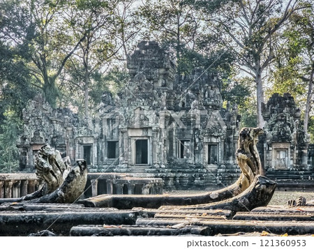 Chau Say Tevoda Wat temple in Angkor, Cambodia Chau Say Tevoda Wat temple in Angkor, Cambodia 121360953