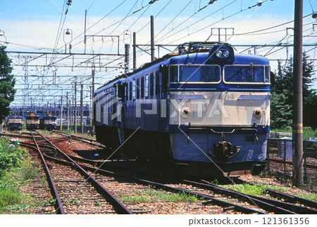 EF60 electric locomotive kept at Takasaki driving station EF60 electric locomotive kept at Takasaki driving station 121361356