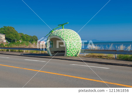 Fruit Bus Stop Melon, Izaki Bus Stop Fruit Bus Stop Melon, Izaki Bus Stop 121361856