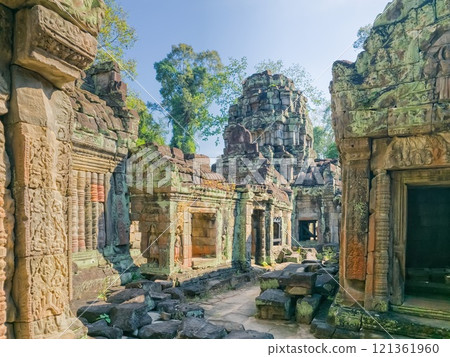 Preah Khan Wat temple in Angkor, Cambodia 121361960