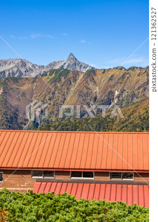 View of Kisaku Shindo and Mt. Yari from Jonen-no-koshi, Northern Alps, Mt. Daitenjo Panorama, Ginza Traverse 121362527