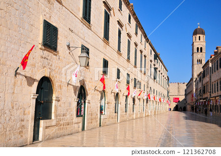 Beautiful old town of Dubrovnik in Croatia Beautiful old town of Dubrovnik in Croatia 121362708