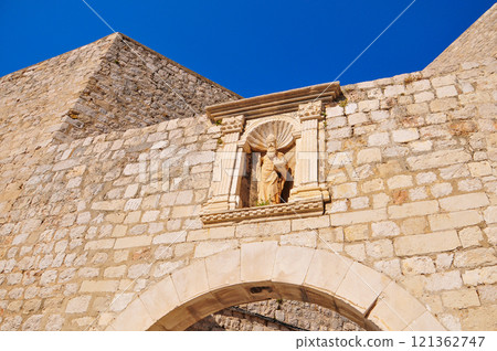 Beautiful old town of Dubrovnik in Croatia 121362747