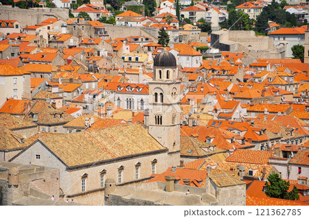 Beautiful old town of Dubrovnik in Croatia 121362785