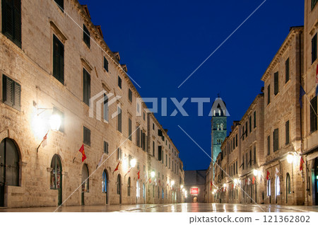 Beautiful old town of Dubrovnik in Croatia 121362802