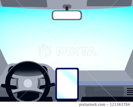 Driver's seat of imported car 121363784